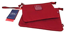 Load image into Gallery viewer, E.T.A Travel Adventure Multi Compartment Dark Red Travel Bag Cozumel Wristlet by Rosetti

