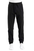 Load image into Gallery viewer, THE GYM PEOPLE Men&#39;s Fleece Joggers Pants with Deep Pockets Athletic Loose-fit Sweatpants for Workout, Running, Training (Small, Fleece Lined-Black)
