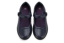 Load image into Gallery viewer, JABASIC Girl's Mary Jane School Uniform Shoes (7,Navy)

