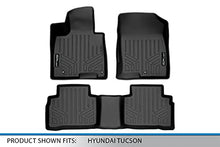 Load image into Gallery viewer, SMARTLINER All Weather Custom Fit Black 2 Row Floor Mat Liner Set Compatible With 2022-2023 Hyundai Tucson
