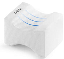 Load image into Gallery viewer, ComfiLife Orthopedic Knee Pillow for Sciatica Relief, Back Pain, Leg Pain, Pregnancy, Hip and Joint Pain - Memory Foam Wedge Contour

