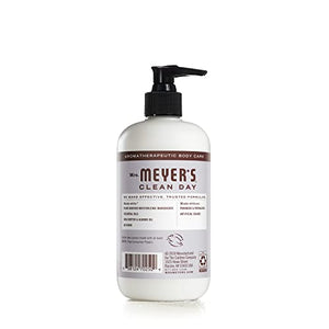 Mrs. Meyer's Clean Day Hand Lotion for Dry Hands, Non-Greasy Moisturizer Made with Essential Oils, Cruelty Free Formula, Lavender Scent, 12 oz