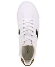 Load image into Gallery viewer, Nautica Men's Garrison 2 Fashion Sneaker, Classic Low Top Loafer, Casual Lace-Up Shoe-Garrison 2-White 1 Size-10
