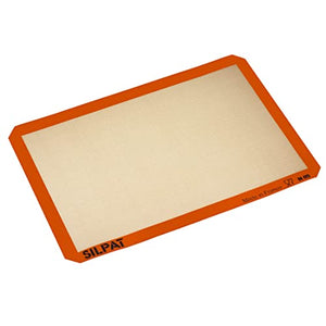 Silpat Premium Non-Stick Silicone Baking Mat, Half Sheet Size, 11-5/8 x 16-1/2