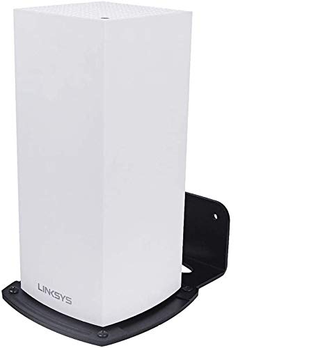 VOMENC Linksys Velop WiFi 6 Mesh Router Wall Mount Bracket Wall Mount Stand Holder,WiFi Accessories for Linksys Velop WiFi 6 MX5 with Easy Installation and Space Saving (1-Pack)