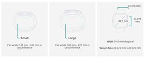 Fitbit Versa Lite Edition Smart Watch, One Size (S and L Bands Included), 1 Count