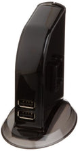 Load image into Gallery viewer, Amazon Basics 7 Port USB 2.0 Hub Tower with 5V/4A Power Adapter
