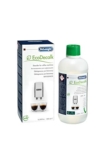 De'Longhi EcoDecalk Descaler, Eco-Friendly Universal Descaling Solution for Coffee & Espresso Machines, 16.90 oz (5 uses)