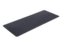 Load image into Gallery viewer, MotionTex Exercise Equipment Mat for Under Stationary Bike, Spin Bike, Fitness Equipment, Home Gym Floor Protection, 24" x 60", Black
