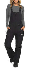 Load image into Gallery viewer, Arctix Women's Essential Insulated Bib Overalls, Black, Medium
