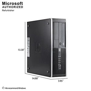 HP Elite Desktop PC Computer Intel Core i5 3.1-GHz, 8 gb Ram, 1 TB Hard Drive, DVDRW, 19 Inch LCD Monitor, Keyboard, Mouse, Wireless WiFi, Windows 10 (Renewed)