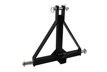 Load image into Gallery viewer, MAXXHAUL Standard 3-Point Hitch Adapter for Trailers &amp; Farm Equipment with Category 1 Pins &amp; 2" Hitch Receiver
