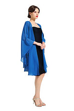 Load image into Gallery viewer, Chiffon Shawl Bridal Wedding Wrap Long Evening Scarves Scarf Violet
