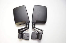 Load image into Gallery viewer, MILITARY HUMVEE MIRRORS PAIR + ADAPTER PLATES - Set Of 2 - M998 H1 HMMWV X-DOORS HUMMER M1038
