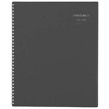 Load image into Gallery viewer, Academic Planner 2021-2022, AT-A-GLANCE Weekly &amp; Monthly Planner, 8-1/2" x 11", Large, for School, Teacher, DayMinder, Charcoal (AYC54545)
