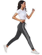 Load image into Gallery viewer, KOJOOIN Womens Sweatpants Casual Joggers with Pockets High Waist Drawstring Yoga Running Workout Sweat Pants Dark Grey-1 S
