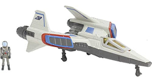 Disney Pixar Lightyear Hyperspeed Series XL-02 Spaceship & Buzz Lightyear Figure, 6.7 Inch Long Vehicle & 1.25 Inch Figure, Toy 4 Years & Up