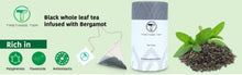 Load image into Gallery viewer, Tastings Tea Earl Grey Tea Bags, Organic Black Tea with Bergamot Oil with Subtle Citrus Notes – Sustainably Sourced and Small-Batch Blended (15 Sachets)
