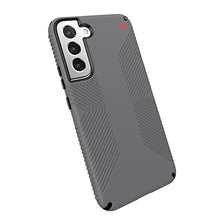 Load image into Gallery viewer, Speck Products Presidio2 Grip Samsung Galaxy S22+ Case, Graphite Grey/Black/Bold Red
