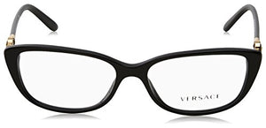 Versace Eyeglasses VE3206 VE/3206 GB1 Black/Gold Full Rim Optical Frame 54mm