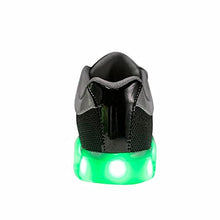 Load image into Gallery viewer, TOLLN Kids Boys Girls Breathable LED Light Up Flashing Sneakers for Children Shoes-9011-Black-38
