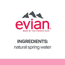 Load image into Gallery viewer, evian Natural Spring Water, Naturally Filtered Spring Water in Large Bottles, 33.81 Fl Oz (Pack of 12)
