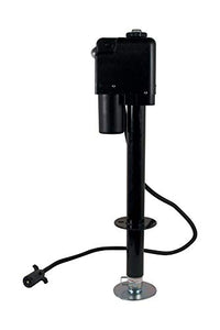 Quick Products JQ-3500B-7P Power A-Frame Electric Tongue Jack with 7-Way Plug - 3,650 lbs. Lift Capacity, Black