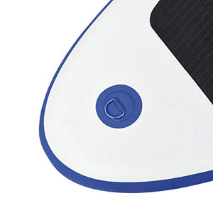NC Inflatable Stand Up Paddleboard with Sail Set Blue and White