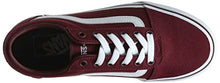 Load image into Gallery viewer, Vans Women's WM Ward Sneaker, Red ((Canvas) Burgundy Olq), 8
