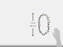 Load image into Gallery viewer, Beistle Swirl Beaded Necklaces 12 Piece Mardi Gras Party Supplies, 33&quot;, Gold/Green/Purple
