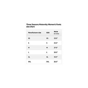 Three Seasons Maternity Women's Dress Pant, Black, Small