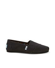 Load image into Gallery viewer, TOMS Women's Classic Alpargata Slip-On Shoe Black On Black Canvas 7 M
