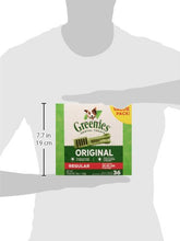 Load image into Gallery viewer, GREENIES Original Regular Natural Dog Dental Care Chews Oral Health Dog Treats, 36 oz. Pack (36 Treats)
