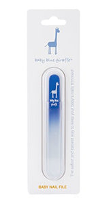 Baby Nail File by baby blue giraffe (Blue) The Original Glass Baby Nail File - 100% Manufactured in Europe