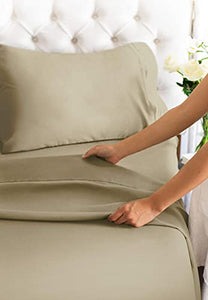 Twin XL Sheet Set - 3 Piece - College Dorm Room Bed Sheets - Hotel Luxury Bed Sheets - Extra Soft Sheets - Deep Pockets - Easy Fit - Breathable & Cooling Sheets – Bed Sheets - Twin - Twin XL Bed Sheet
