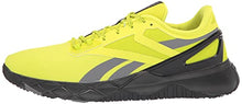 Load image into Gallery viewer, Reebok Men's Nanoflex Cross Trainer, Acid Yellow/Pure Grey/Core Black, 9.5
