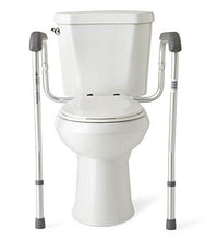 Load image into Gallery viewer, Medline Toilet Safety Rails, Safety Frame for Toilet with Easy Installation, Height Adjustable Legs, Bathroom Safety
