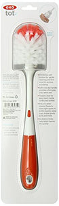 OXO Tot Bottle Brush with Nipple Cleaner, Orange