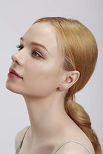 Load image into Gallery viewer, Iced Out Cubic Zirconia Screw Back 18k Gold Plated Round Stud Earrings For Men and Women Hypoallergenic Earring Micropave Hip Hop Jewelry SENTERIA
