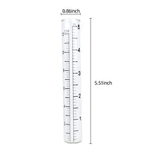 Load image into Gallery viewer, TBWHL 2pcs 5" Capacity Rain Gauge Glass Replacement Tube for Yard Garden Outdoor Home
