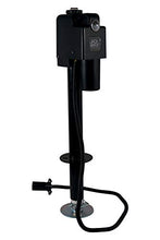 Load image into Gallery viewer, Quick Products JQ-3500B-7P Power A-Frame Electric Tongue Jack with 7-Way Plug - 3,650 lbs. Lift Capacity, Black
