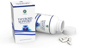 Thyroid Support Supplement with Iodine - Energy & Focus Formula - Vegetarian & Non-GMO - Vitamin B12 Complex, Zinc, Selenium, Ashwagandha, Copper, Coleus Forskohlii, & More 30 Day Supply