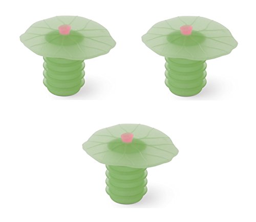Charles Viancin Bottle Stopper - Lilypad, Set of 3