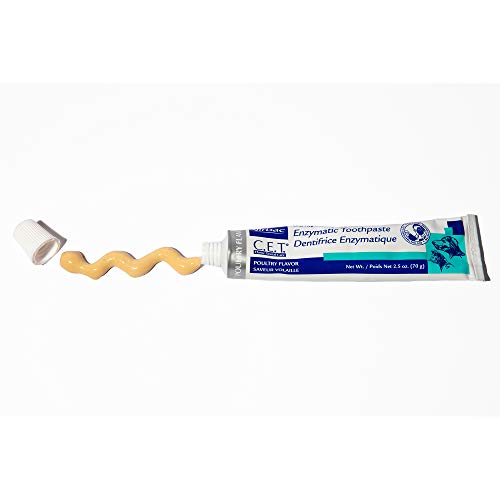 Load image into Gallery viewer, Virbac CET Enzymatic Toothpaste| Eliminates Bad Breath by Removing Plaque & Tartar Buildup | Best Pet Dental Care Toothpaste | Poultry Flavor, 2.5 oz tube