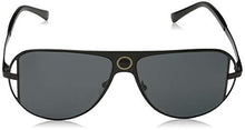 Load image into Gallery viewer, Versace Man Sunglasses, Silver Lenses Metal Frame, 57mm
