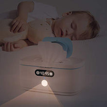 Load image into Gallery viewer, Bellababy Wipe Wamer for Vehicle and Home Use, Baby Wet Wipes Dispenser and Diaper Wipe Warmer with Night Light,Temperature Display,No Need Water and Sponge
