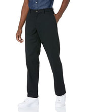 Load image into Gallery viewer, Amazon Essentials Men's Classic-Fit Wrinkle-Resistant Flat-Front Chino Pant, True Black, 34W x 34L
