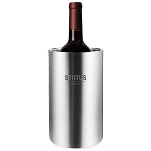 Wine Chiller Bucket, STNTUS Stainless Steel Double Wall White Wine Bottle Cooler Bucket, Insulated Champagne Beer Ice Bucket