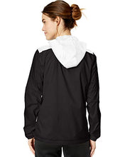 Load image into Gallery viewer, adidas Women&#39;s Alphaskin Tiro Windbreaker, Black/White, X-Small
