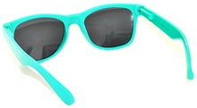 Load image into Gallery viewer, Classic Retro Vintage Smoke Lens Sunglasses Turquoise Frame
